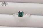 Load image into Gallery viewer, BESPOKE Teal Sapphire Ring
