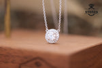 Load image into Gallery viewer, HALO DIAMOND PENDANT
