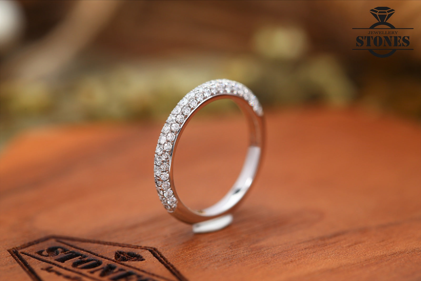 THREE SIDES ETERNITY RING