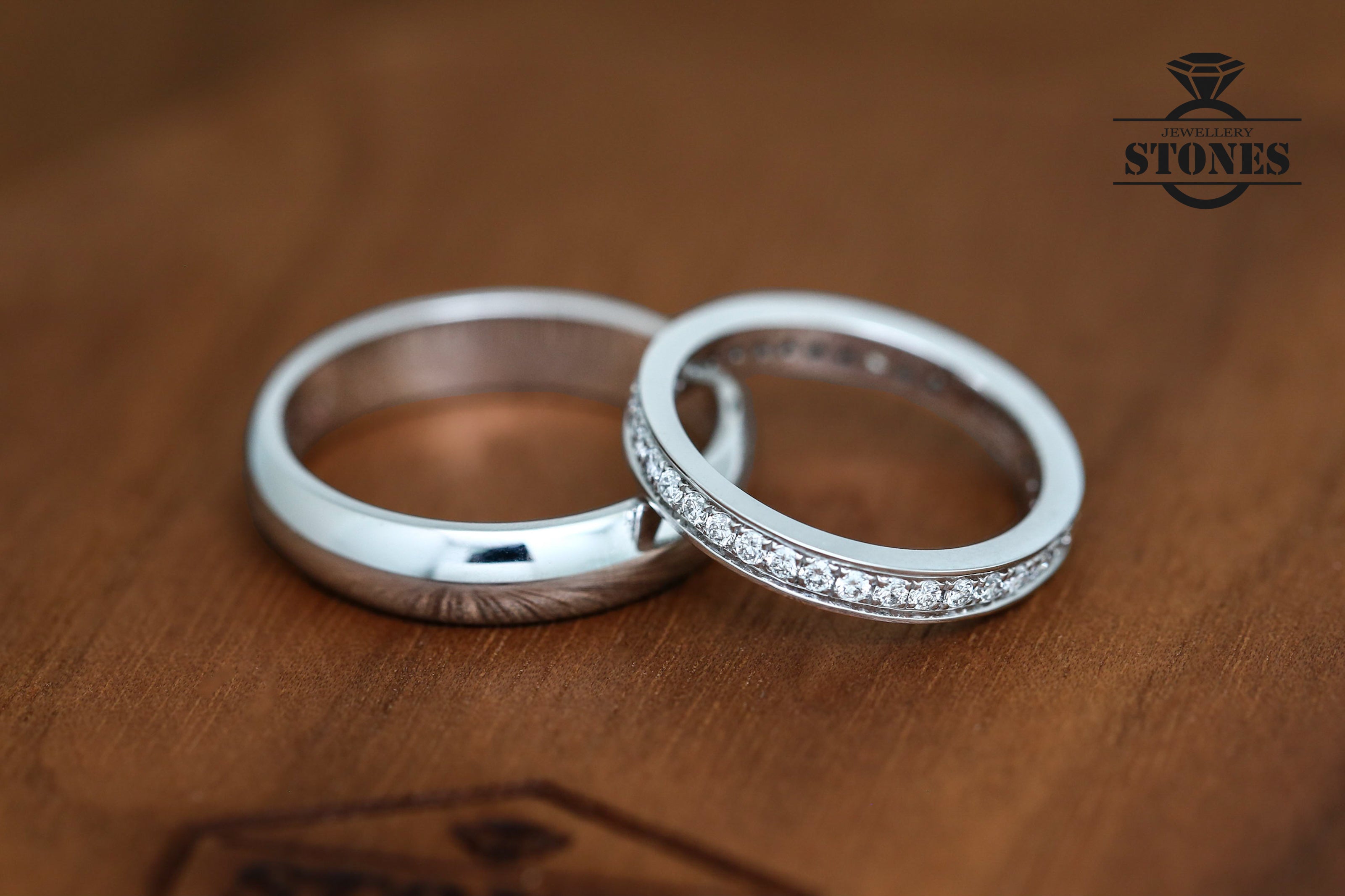 CLASSIC WEDDING BANDS – STONES Jewellery Hong Kong