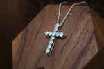 Load image into Gallery viewer, CROSS DIAMOND PENDANT
