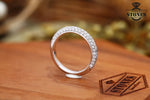 Load image into Gallery viewer, THREE SIDES ETERNITY RING
