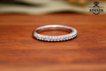 Load image into Gallery viewer, THREE SIDES ETERNITY RING
